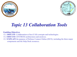 Topic 13 Collaboration Tools inst 30 Mar 10 Core rev 03
