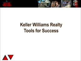 Tools for Success - Keller Williams Realty