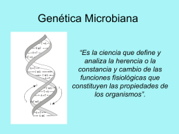 Genética Microbiana