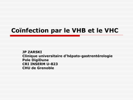 Co-infection par le VHB et le VHC