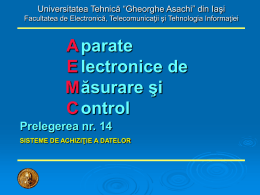 AEMC prelegerea 14.pps - Universitatea Tehnică Gheorghe Asachi