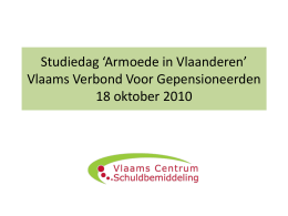 Presentatie Vlaams Centrum Schuldbemiddeling