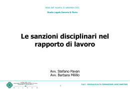 Licenziamento disciplinare