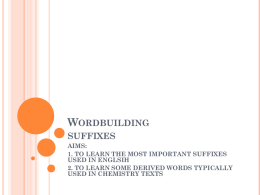 Lesson 4 - wordbuilding