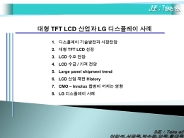 경영전략_3조)대형TFT_LCD산업_Take_all - 문계완