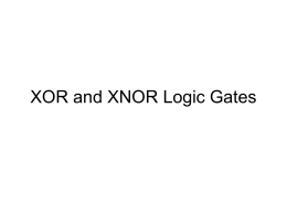 XOR and XNOR Logic Gates - Super Substitute Teachers