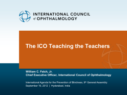 William Felch_ICO teaching the teachers initiative. ppt