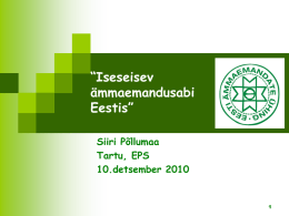 Iseseisev ämmaemandus Eestis