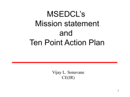 MSEDCL--Mission and