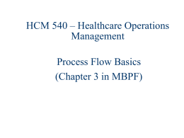 HCM540-ProcessPhysics - School of Business Administration