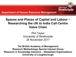 Phill Taylor Slides - British Academy of Management
