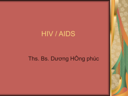 HIV / AIDS - yhdp.brvt.vn