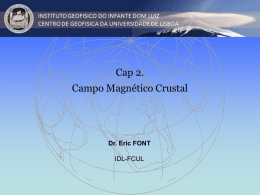 Cap. II. O Campo Magnetico da Crosta