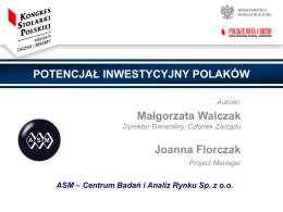 Potencjał Inwestycyjny Polaków