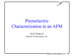 PFM of Un-electroded PZT - Radiant Technologies, Inc.