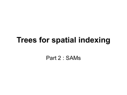 Spatial Access Method (SAM)