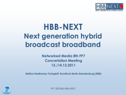 Presentation - HBB-Next