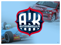 säännöt - AKK Motorsport