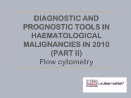 Diagnostic and prognostic tools in haematological malignancies in