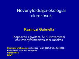 Magyar Gyomkutató Társaság 18. Konferenciája. 2012. március 8-9