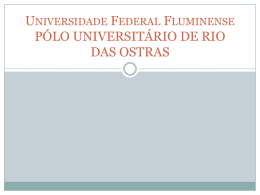 apresentação primeiro período - Pólo Universitário de Rio das