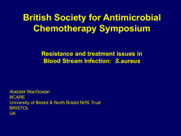 Publication - British Society for Antimicrobial Chemotherapy