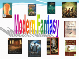 Modern Fantasy - Department of Reading and Language Arts