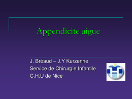 Appendicite aiguë