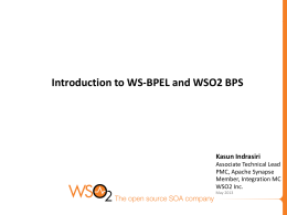 Introduction to WS-BPEL