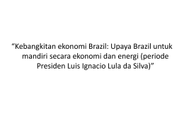 Tabel Pertumbuhan Ekonomi Brazil Tahun GDP (dalam