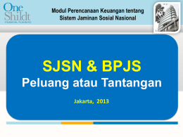 SJSN & BPJS - FPSB Indonesia