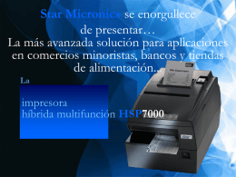 HSP7000 de Star Micronics