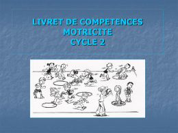 Powerpoint de pr&eacute;sentation Livret de comp&eacute;tence cycle 2