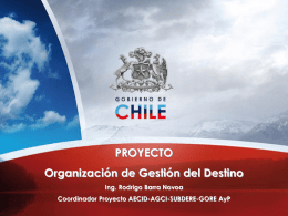 Presentación  - Gobierno Regional de Arica y Parinacota