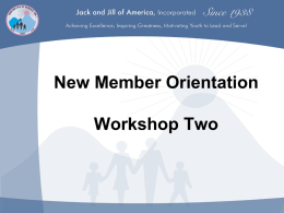 Powerpoint - Jack and Jill of America, Inc.