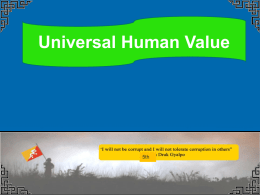 Summary Human Value Final - Anti