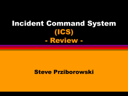 (ICS) - Review - Code 3 Fire Training & Education