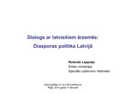 diasporas politika Latvijā