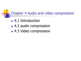 4.2 Audio compress