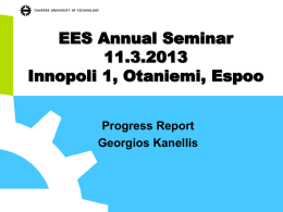 EES Annual Seminar 11.3.2013