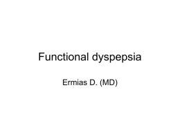 Functional dyspepsia - Selam Higher Clinic