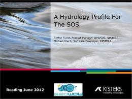 KISTERS-Hydrology-Profile-For-SOS-and-WML2