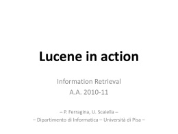 Lucene in action