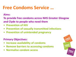 Free Condoms Training Presentation