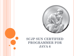 scjp sun certified programmer for java 6 semana dos - clic