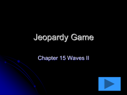 Jep- Ch 15 Waves 2