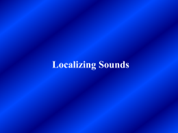 PPT: Sound Localization