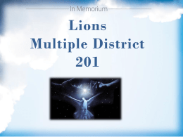 Lions Remembrance Powerpoint 160413 II