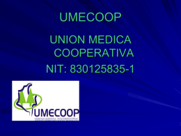 SERVICIO MEDICO UMECOOP
