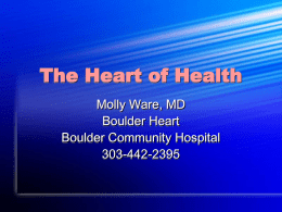 The Heart of Womens - Boulder Community Health